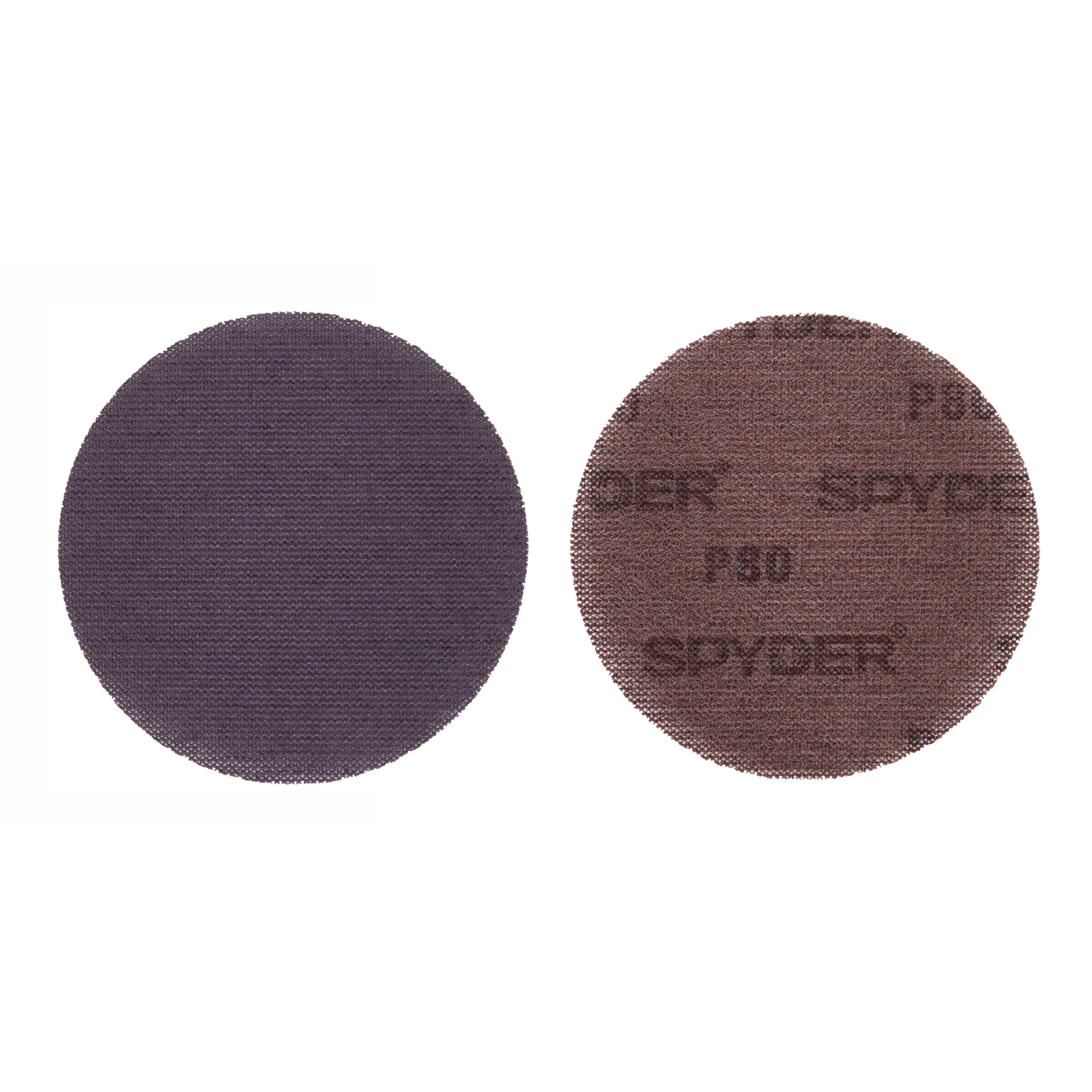 Spyder Ceramic Net Hook and Loop Sanding Discs — 5in., 80 Grit, 20 Pack, Model# 500068